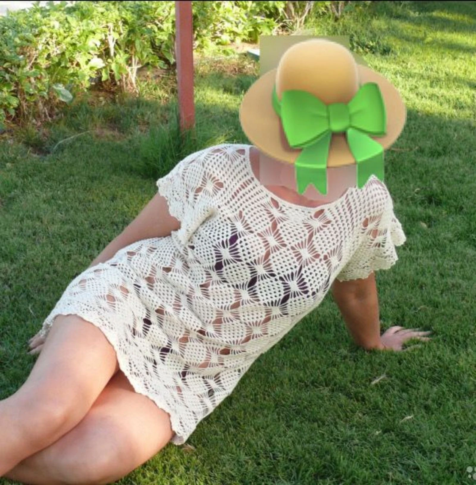 Robe de plage, tunique été, paréo, robe été, robe tricoté